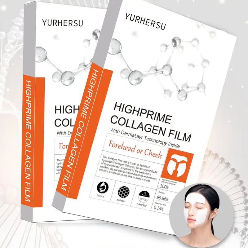 Collagen Mask Soluble Lifting Anti-Aging Film Skin Care Remove Dark Circles Nourish Mask High Prime Collagen film