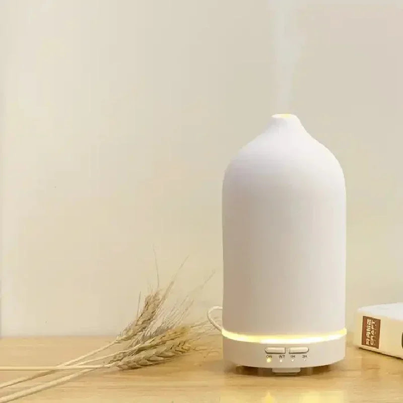 Ceramic Essential Oil Diffuser Automatic Humidifier Hotel Aroma Diffuser Timing Colorful Lights Fragrance For Home